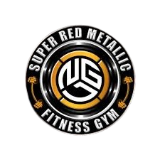 Super Red Metallic Gym Logo